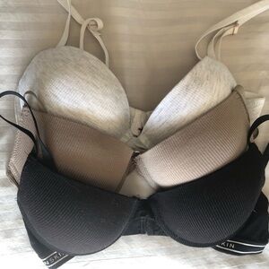 Danskin Women's Intimates Bra Set - Black, Tan, Cream